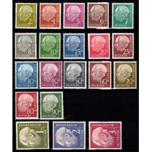 Præsident Th. Heuss. Postfrisk.